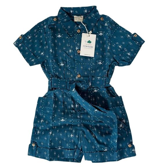 Fin & Vince Other - NWT Fin & Vince Adventure Jumpsuit Paisley Trail 0/3mo